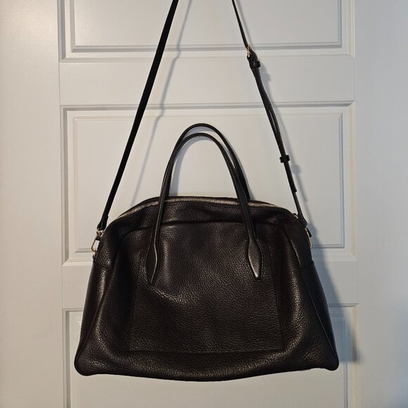 Madewell Top Handle/Crossbody Chocolate Brown Leather Bag - Picture 10 of 15